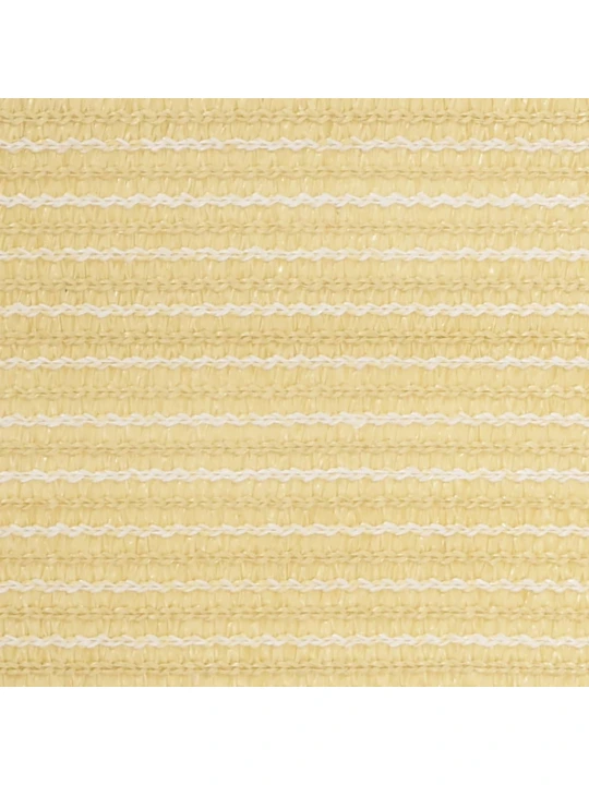 Balkono pertvara, smėlio spalvos, 75x500cm, HDPE