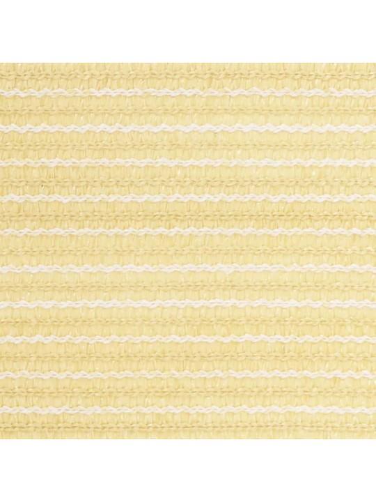 Balkono pertvara, kreminės spalvos, 90x500cm, HDPE