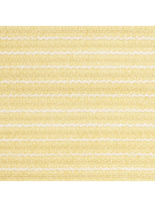 Balkono pertvara, kreminės spalvos, 120x500cm, HDPE