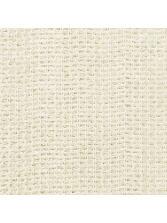 Balkono pertvara, kreminės spalvos, 75x500cm, HDPE