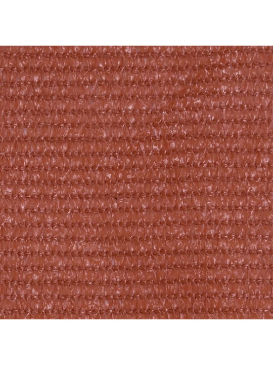 Balkono pertvara, terakota spalvos, 75x500cm, HDPE