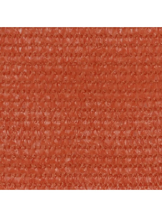 Balkono pertvara, oranžinės spalvos, 120x600cm, HDPE