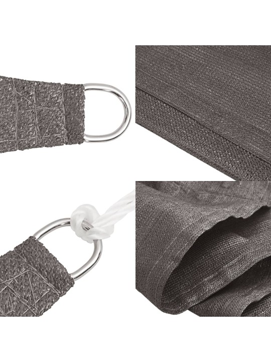 Uždanga nuo saulės, antracito spalvos, 2x2,5m, HDPE, 160g/m²