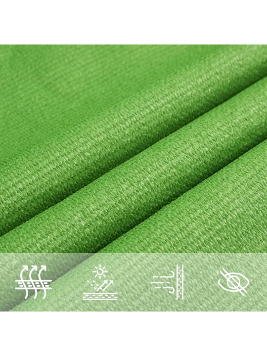 Burė nuo saulės, šviesiai žalia, 2x3,5m, HDPE, 160g/m²