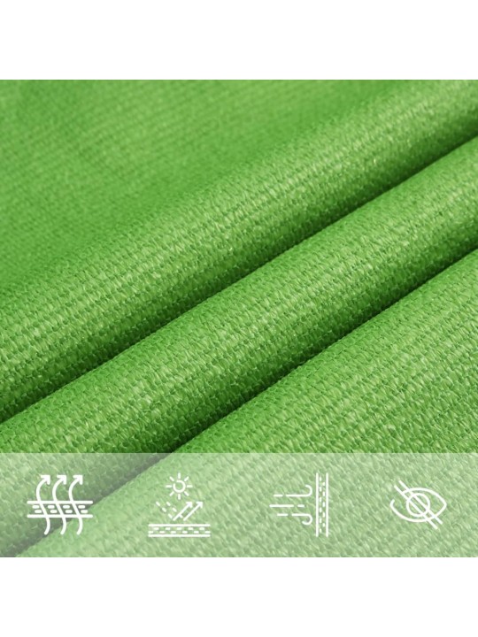Burė nuo saulės, šviesiai žalia, 2,5x5m, HDPE, 160g/m²