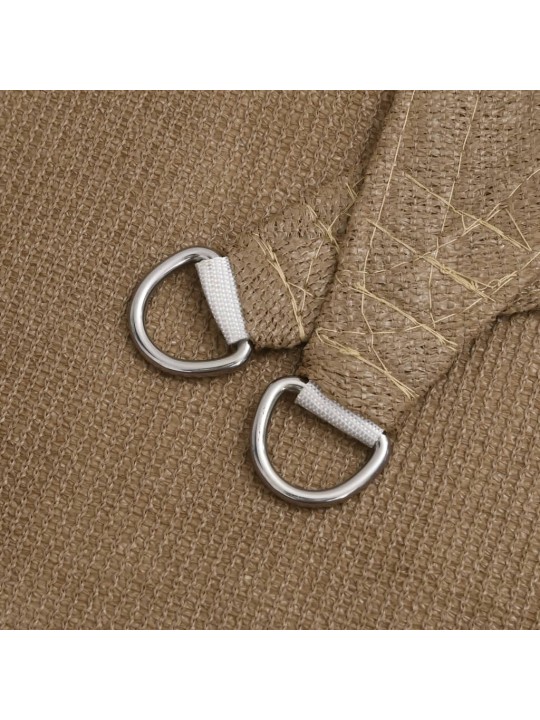 Burė nuo saulės, taupe spalvos, 6x7m, HDPE, 160g/m²