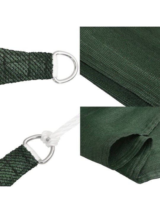 Burė nuo saulės, tamsiai žalios spalvos, 2,5x5m, HDPE, 160g/m²