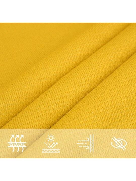 Burė nuo saulės, geltonos spalvos, 4x7m, HDPE, 160g/m²