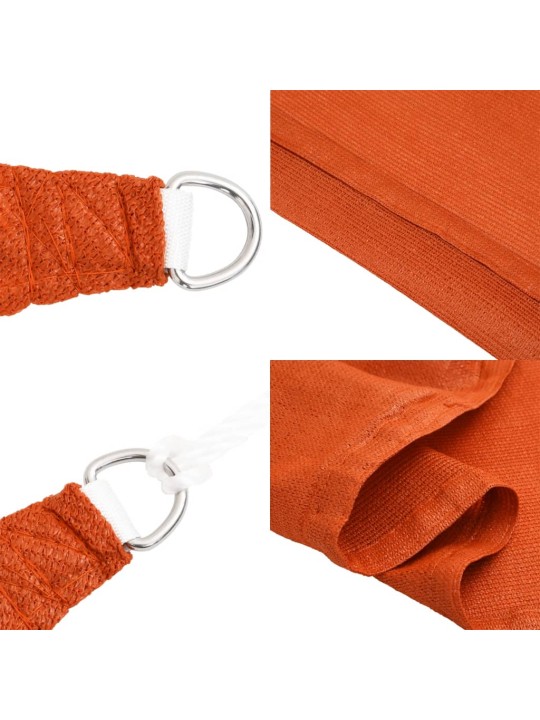 Burė nuo saulės, oranžinės spalvos, 4x5m, HDPE, 160g/m²
