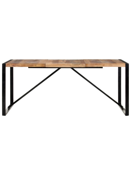 Valgomojo stalas, 180x90x75cm, mediena su dalbergijos apdaila