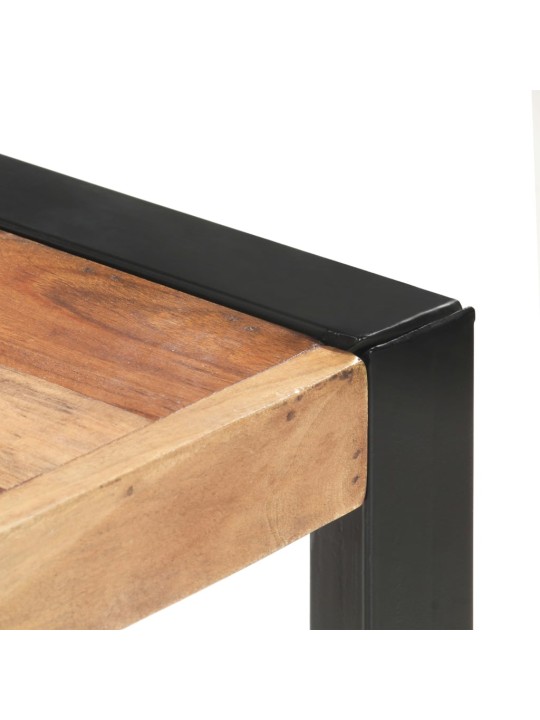 Valgomojo stalas, 180x90x75cm, mediena su dalbergijos apdaila