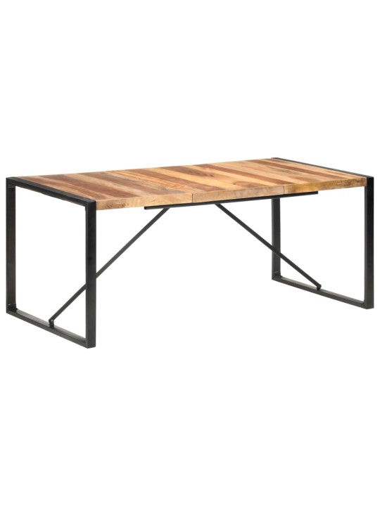 Valgomojo stalas, 180x90x75cm, mediena su dalbergijos apdaila