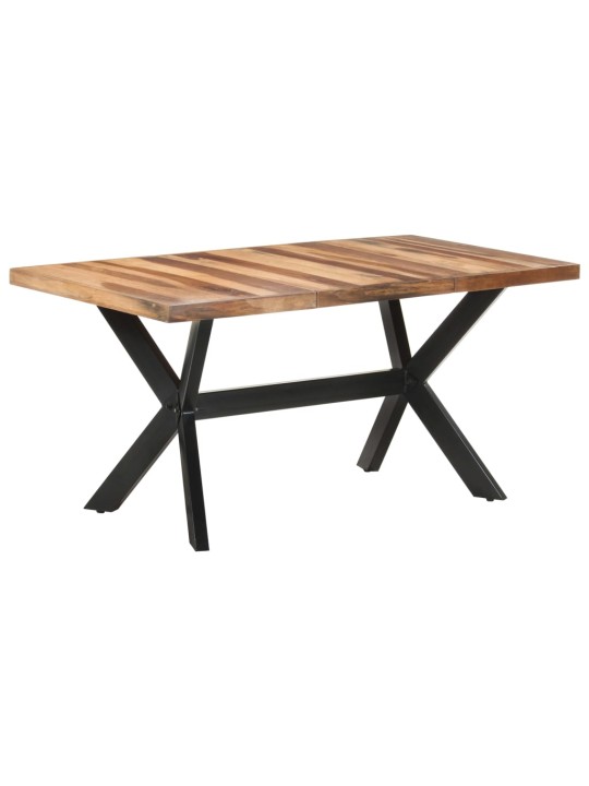 Valgomojo stalas, 160x80x75cm, mediena su medaus apdaila
