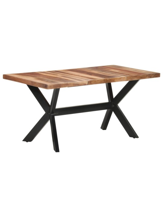 Valgomojo stalas, 160x80x75cm, mediena su medaus apdaila