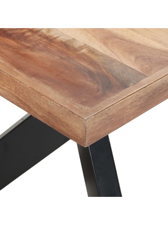 Valgomojo stalas, 180x90x75cm, mediena su medaus apdaila