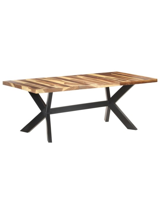 Valgomojo stalas, 200x100x75cm, mediena su medaus apdaila