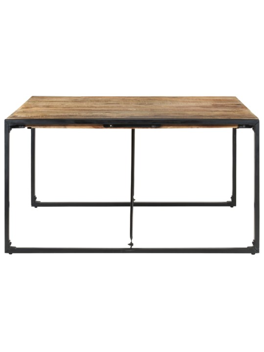 Valgomojo stalas, 140x140x75cm, neapdorota mango mediena