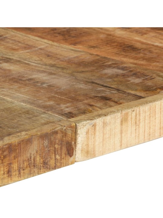 Valgomojo stalas, 140x140x75cm, neapdorota mango mediena