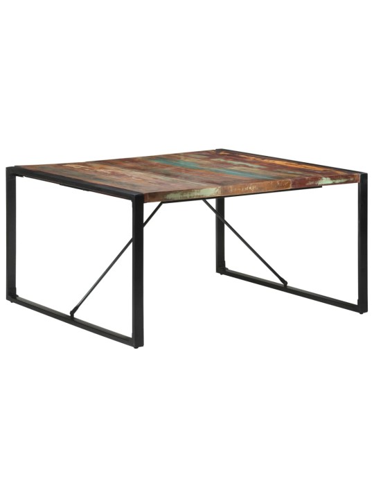Valgomojo stalas, 140x140x75cm, perdirbtos medienos masyvas