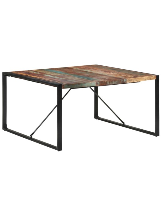 Valgomojo stalas, 140x140x75cm, perdirbtos medienos masyvas