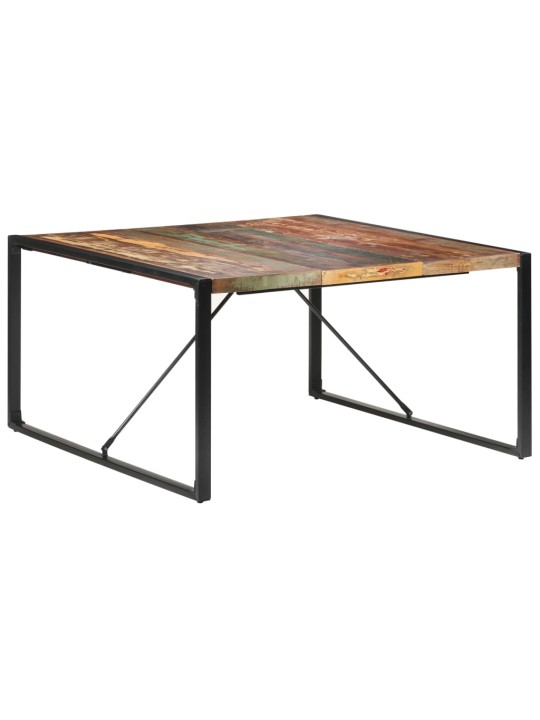 Valgomojo stalas, 140x140x75cm, perdirbtos medienos masyvas
