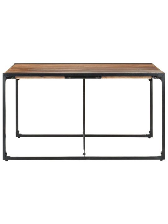 Valgomojo stalas, 140x140x75cm, mediena su dalbergijos apdaila