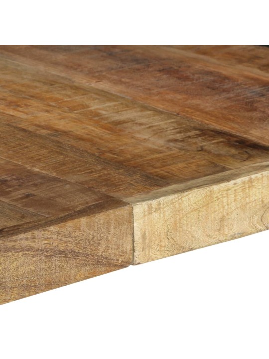 Valgomojo stalas, 140x140x75cm, neapdorota mango mediena