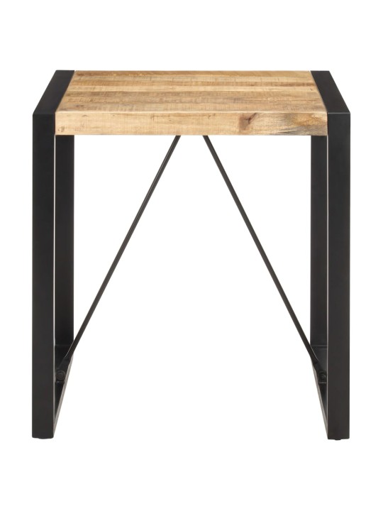Valgomojo stalas, 70x70x75cm, neapdorota mango mediena