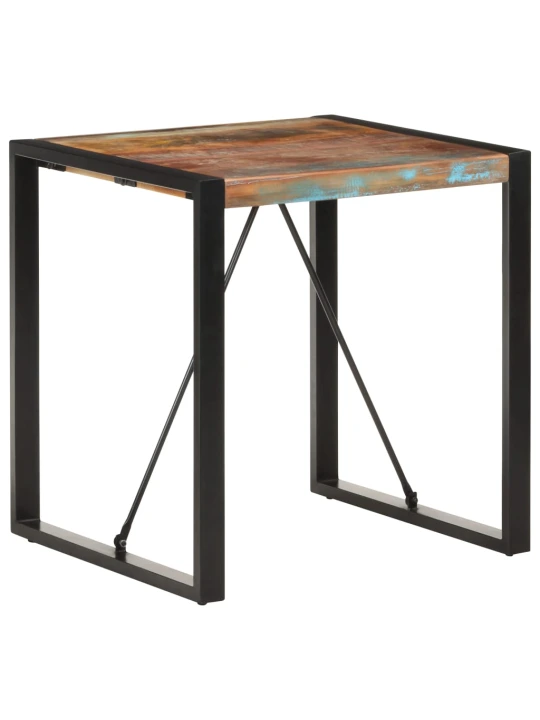 Valgomojo stalas, 70x70x75cm, perdirbtos medienos masyvas