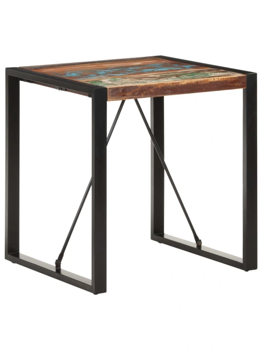 Valgomojo stalas, 70x70x75cm, perdirbtos medienos masyvas