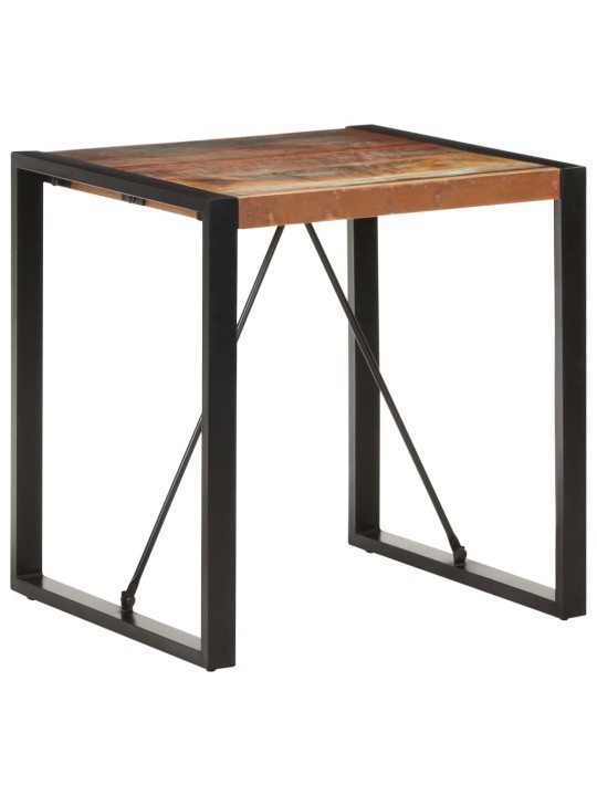 Valgomojo stalas, 70x70x75cm, perdirbtos medienos masyvas