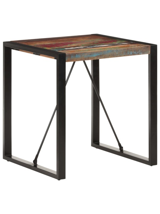 Valgomojo stalas, 70x70x75cm, perdirbtos medienos masyvas