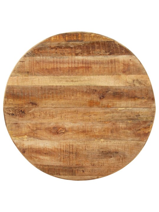 Valgomojo stalas, 100x100x75cm, neapdorota mango mediena