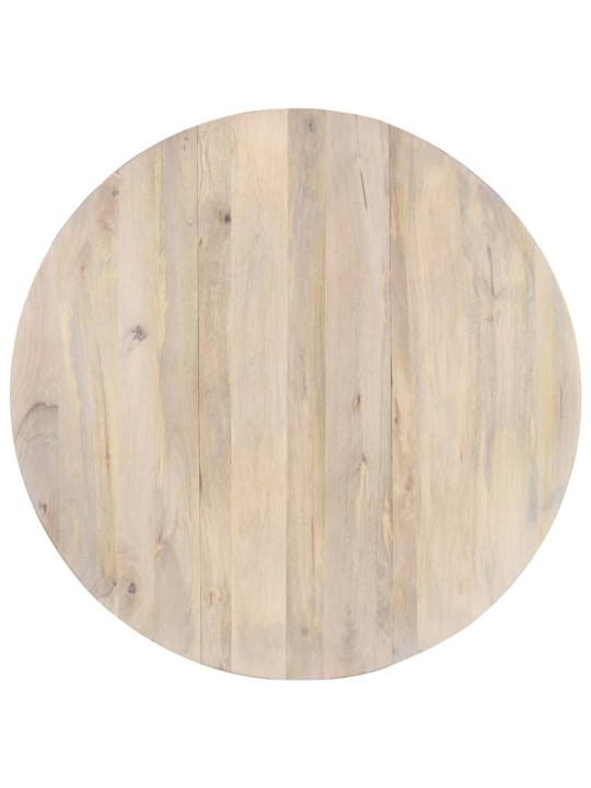 Valgomojo stalas, 110x76 cm, mango medienos masyvas, apvalus