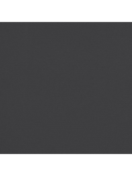Balkono skėtis su aliuminiu stulpu, juodas, 270x144x222cm