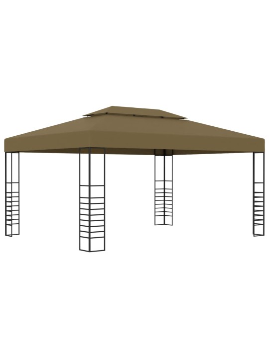 Pavėsinė, taupe spalvos, 3x4m, 180g/m²