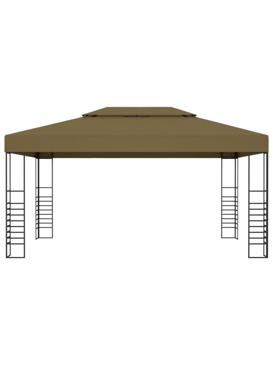 Pavėsinė, taupe spalvos, 3x4m, 180g/m²