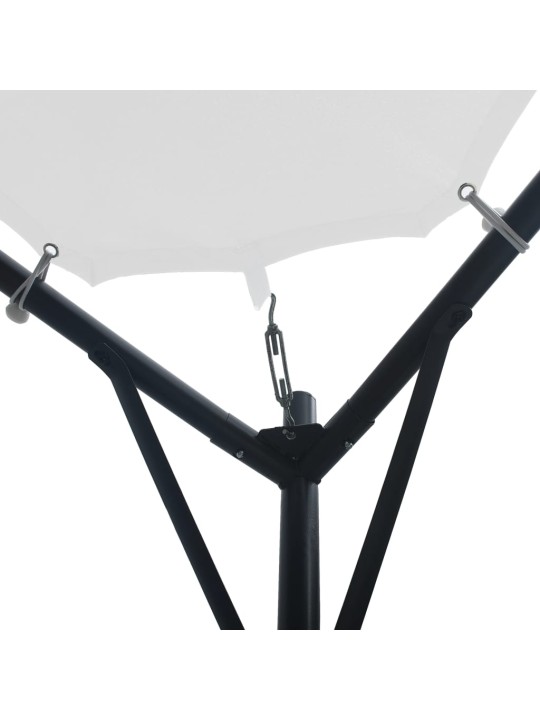 Pavėsinė, baltos spalvos, 3x3x2,6m, 180g/m²