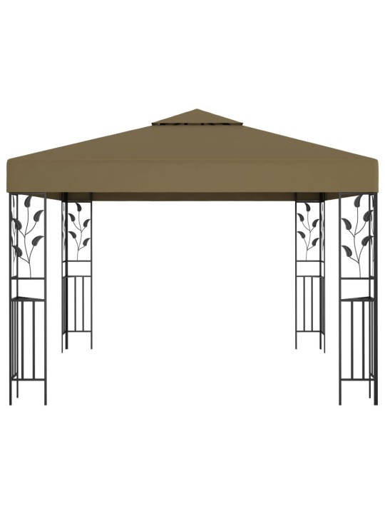 Pavėsinė, taupe spalvos, 3x3m, 180g/m²