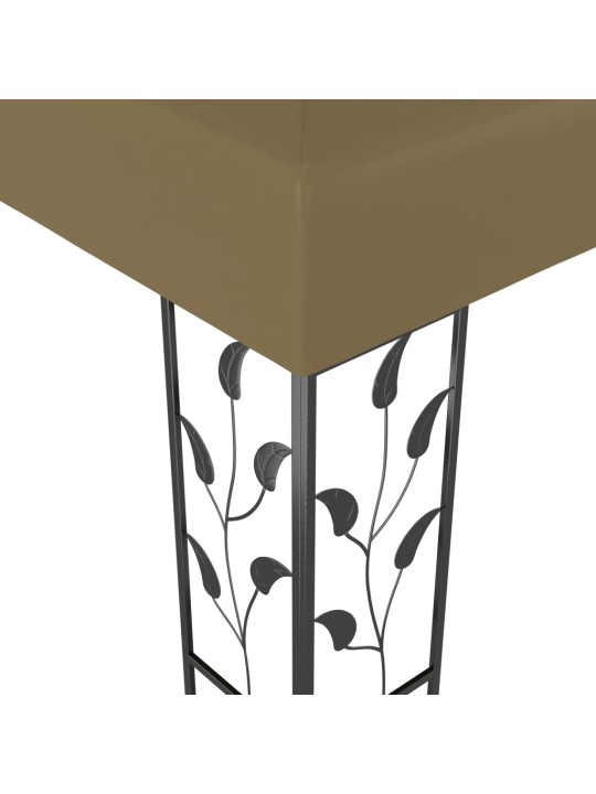 Pavėsinė, taupe spalvos, 3x3m, 180g/m²