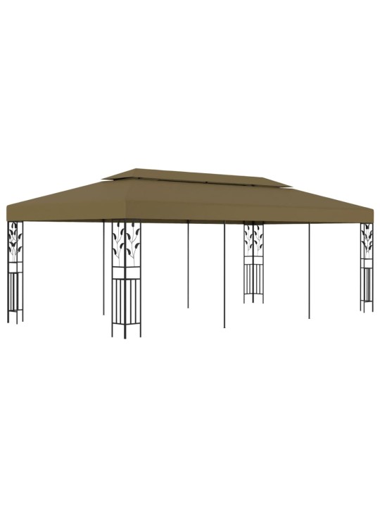 Pavėsinė, taupe spalvos, 6x3m, 180g/m²