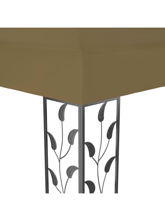 Pavėsinė, taupe spalvos, 6x3m, 180g/m²
