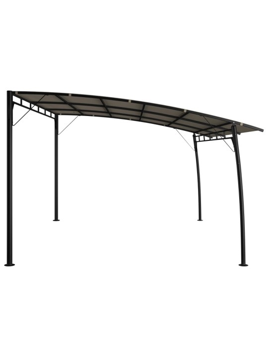 Sodo markizė nuo saulės, taupe spalvos, 4x3x2,55m
