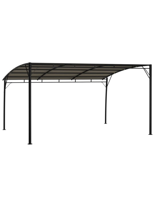 Sodo markizė nuo saulės, taupe spalvos, 4x3x2,55m