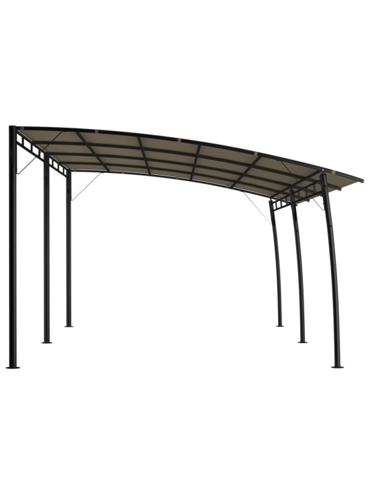 Sodo markizė nuo saulės, taupe spalvos, 6x3x2,55m