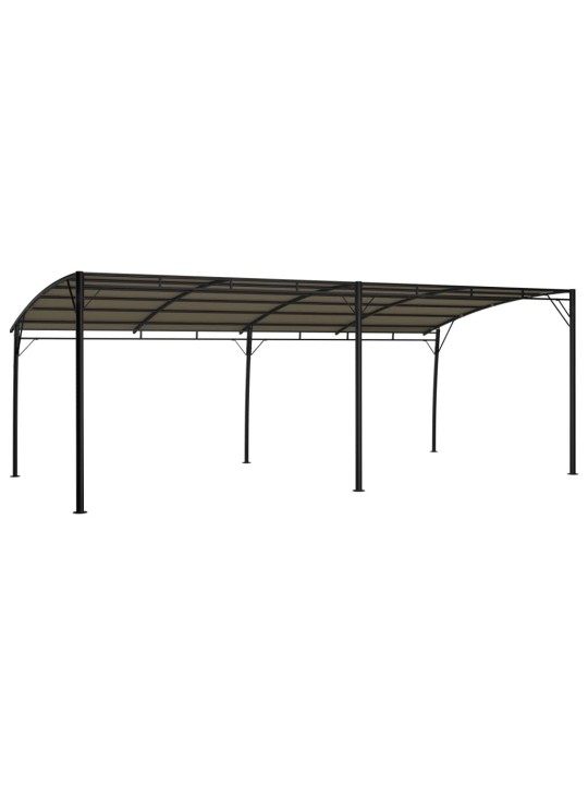 Sodo markizė nuo saulės, taupe spalvos, 6x3x2,55m
