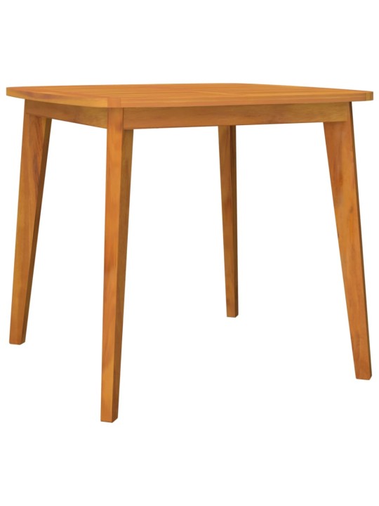 Sodo stalas, 85x85x75cm, akacijos medienos masyvas