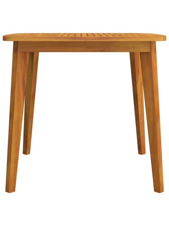 Sodo stalas, 85x85x75cm, akacijos medienos masyvas