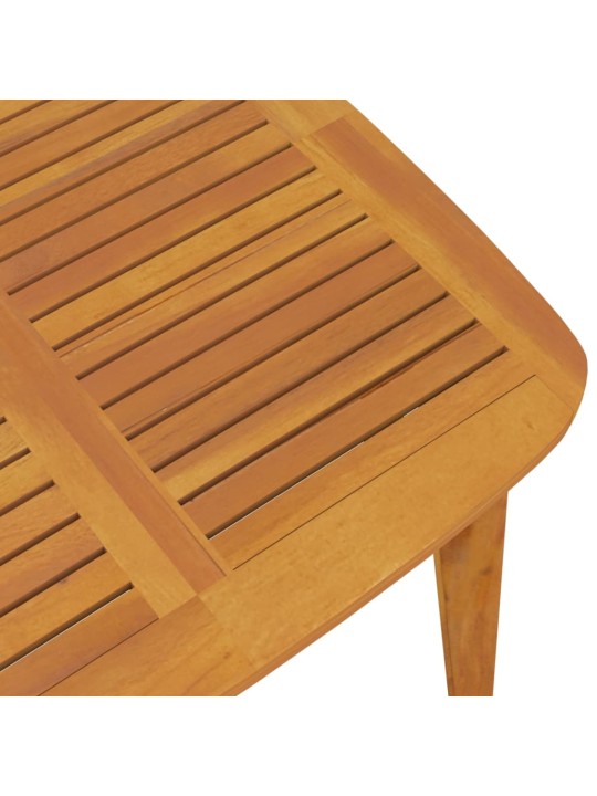 Sodo stalas, 85x85x75cm, akacijos medienos masyvas