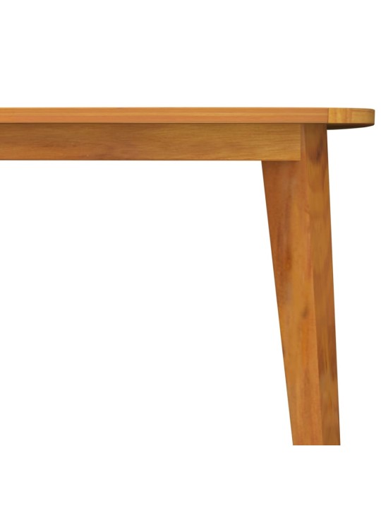 Sodo stalas, 110x110x75cm, akacijos medienos masyvas